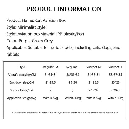 Outdoors Pet Carrier For Cats & Dogs | Portable Travel Bag canrusupet