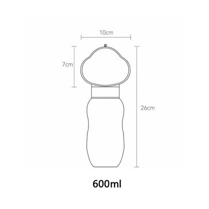 Outdoor Dog Walking Portable Dog Water Bottle canrusupet