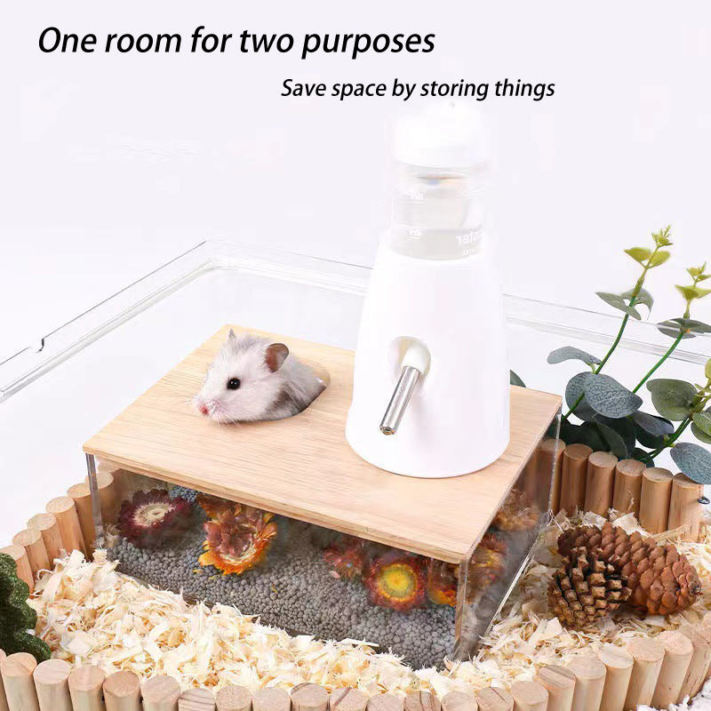 Hamster Clear Bath Room - canrusupet