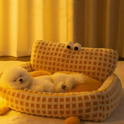 Removable Sofa Style Dog Kennel For Small Dogs Cats canrusupet