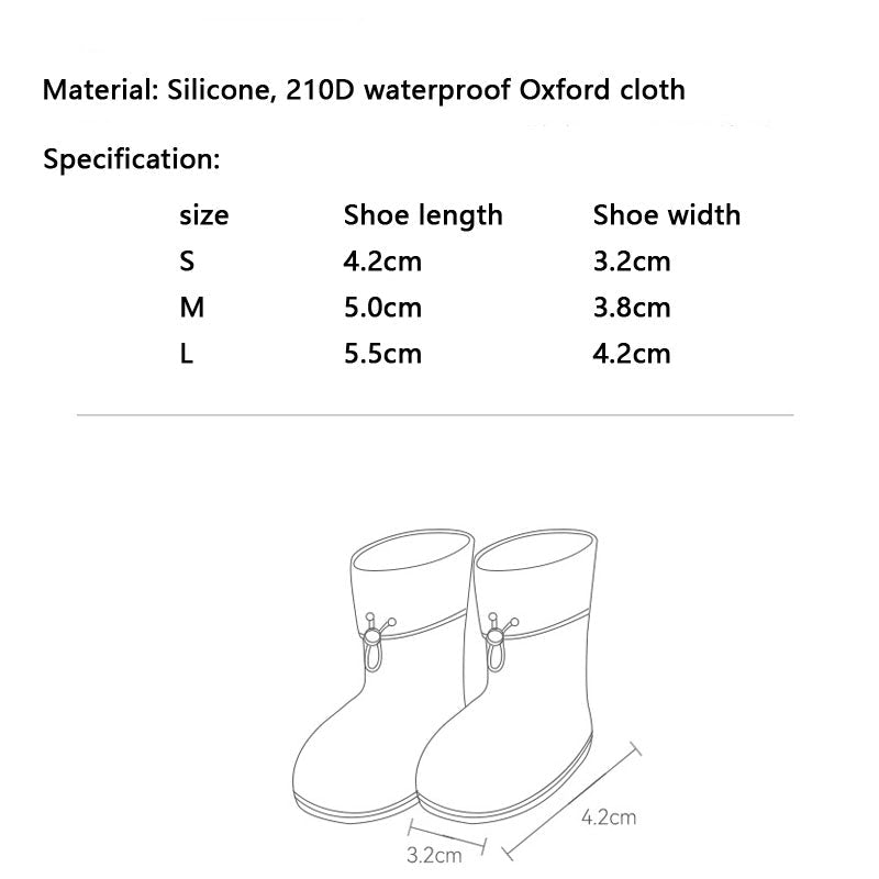 Gaobang Design Silicone Material Rain Boots For Small Dogs canrusupet