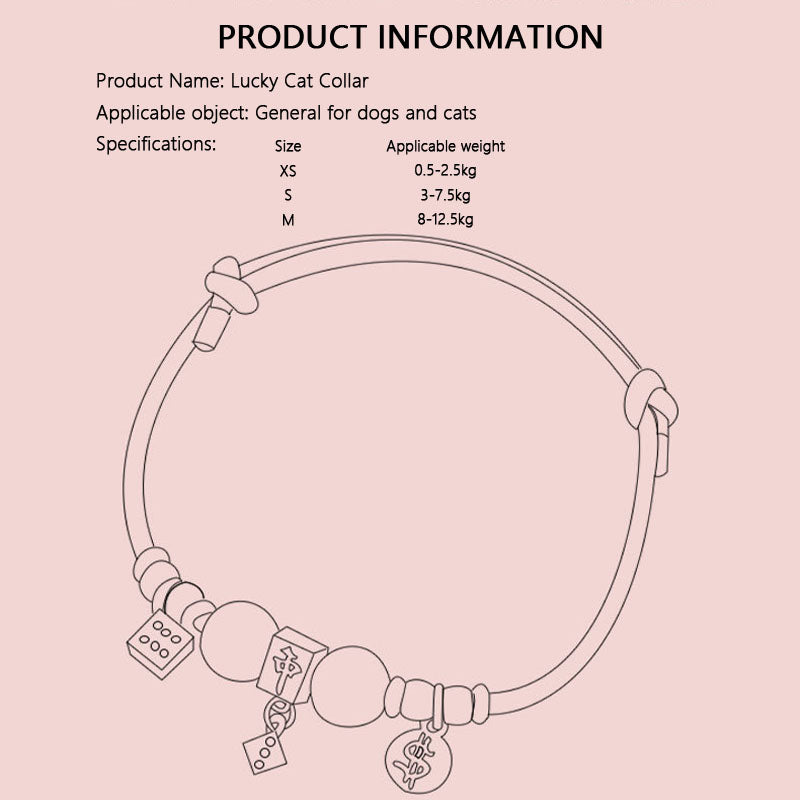 Insect-Repellent Camphorwood Cat Collar With Lucky Bell canrusupet