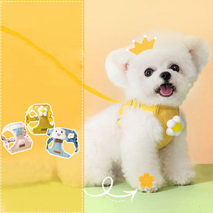 Cartoon Style Vest Style Dog Chain For Dogs Cats canrusupet