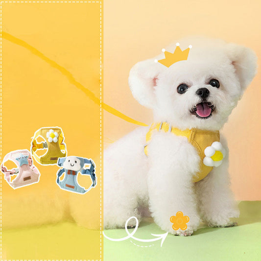 Cartoon Style Vest Style Dog Chain For Dogs Cats canrusupet