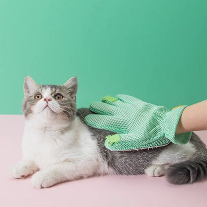 One Glove With Silicone Comb To Comb Floating Hair For Pet canrusupet