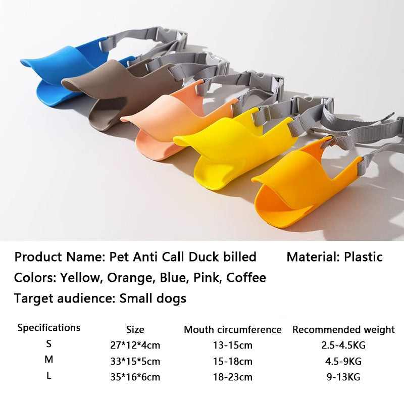 Prevent Barking Duckbill Style Dog Muzzle For Small Dog canrusupet