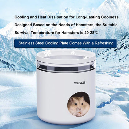 Hamster Cooling Nest Shelter Sleeping Nest Guinea pig Summer Shelter Small House - canrusupet