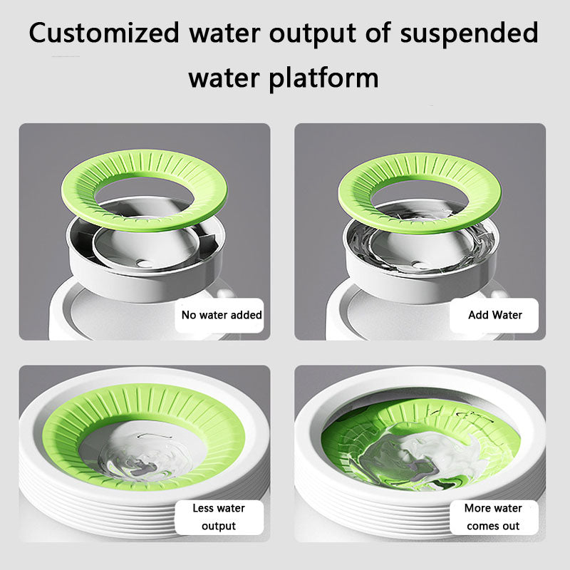 High-capacity Suspension Drink Water Dog Bowl Cat Bowl canrusupet