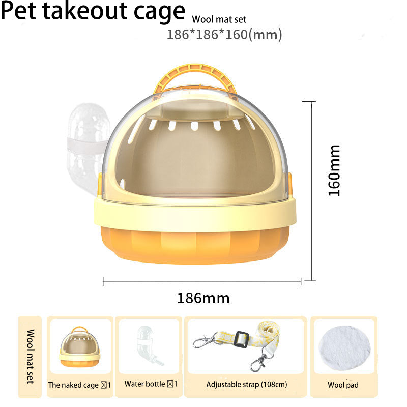 Hamster Cage Go Out On The Go - canrusupet