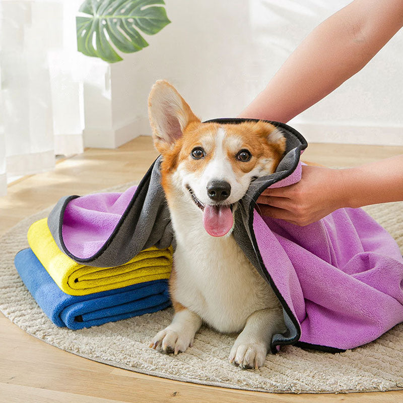 Quick Drying Dog Towel Bath Towel For Dogs Cats canrusupet