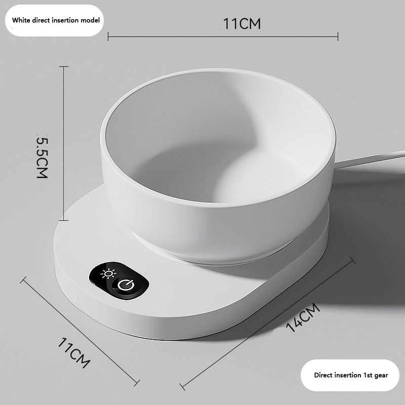 Heated Ceramic Dog Bowl - Adjustable Temp Control Pet Bowl canrusupet