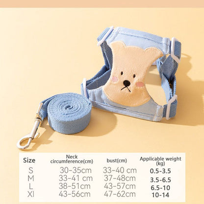 Cartoon Style Vest Style Dog Chain For Dogs Cats canrusupet