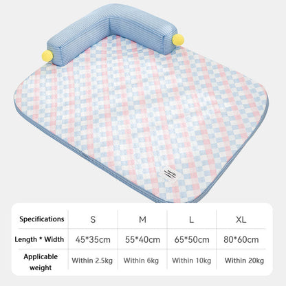 L-type Cool Feeling Sofa Style Dog Kennel For Cats Dogs canrusupet