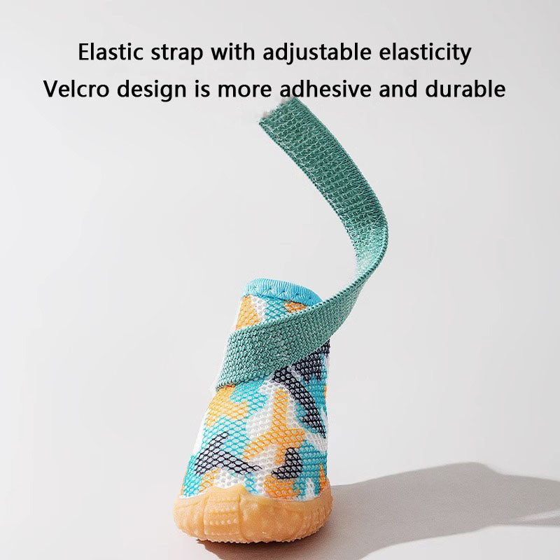 Non-Slip Dog Boots - All-Season Mesh For Small Breeds canrusupet