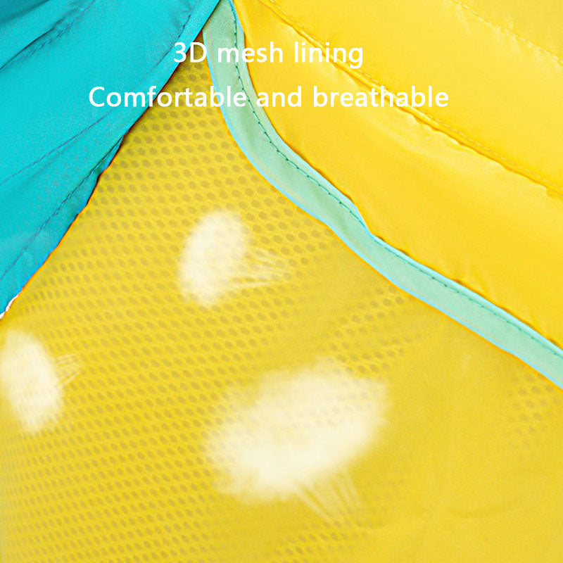 Waterproof Dog Raincoat For Large Dogs - Color-Block Design canrusupet