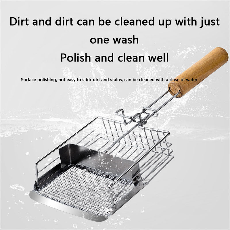 Stainless Steel Cat Litter Scoop - Fine Mesh For Bentonite canrusupet