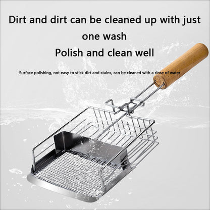 Stainless Steel Cat Litter Scoop - Fine Mesh For Bentonite canrusupet