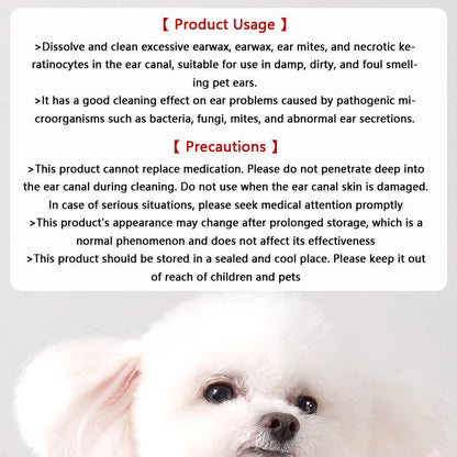 Removing Ear Mites Dog Ear Drops For Cat And Dog Universal canrusupet
