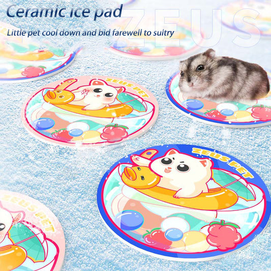 Hamster Ceramic Ice Pad - canrusupet