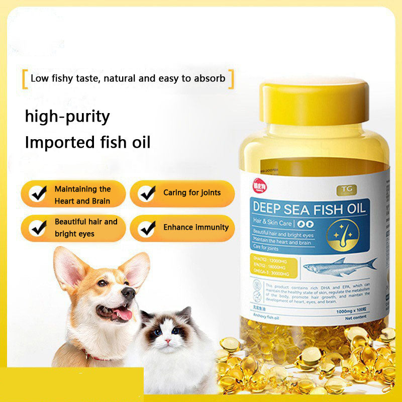 Omega 3 Fish Oil Capsule Special For Cats And Dogs canrusupet
