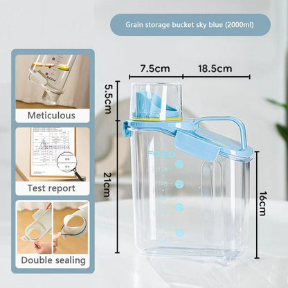 Moisture-proof Sealing Dog Food Container With Scale canrusupet