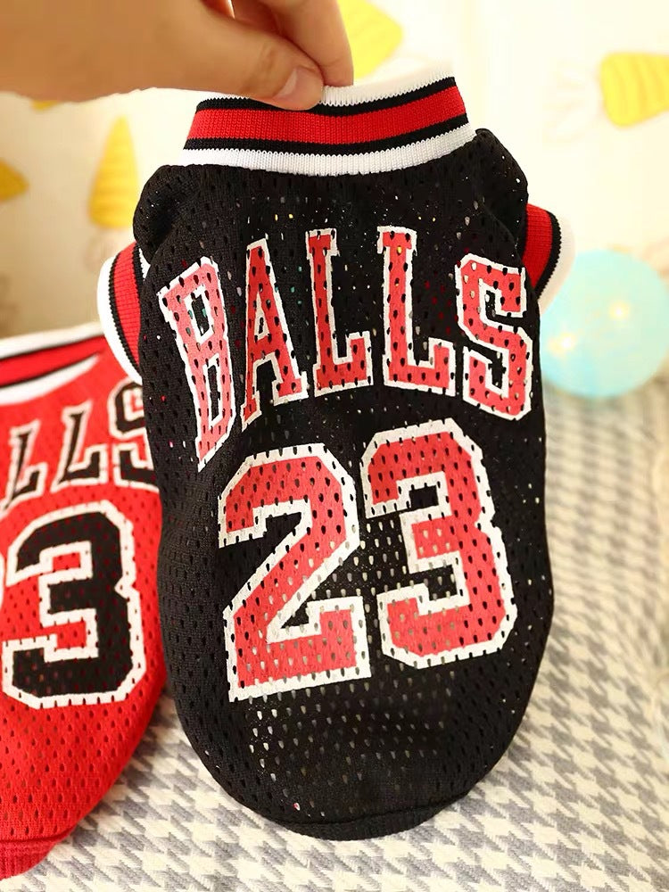 Dog Or Cat Clothes Basketball uniform With number - canrusupet