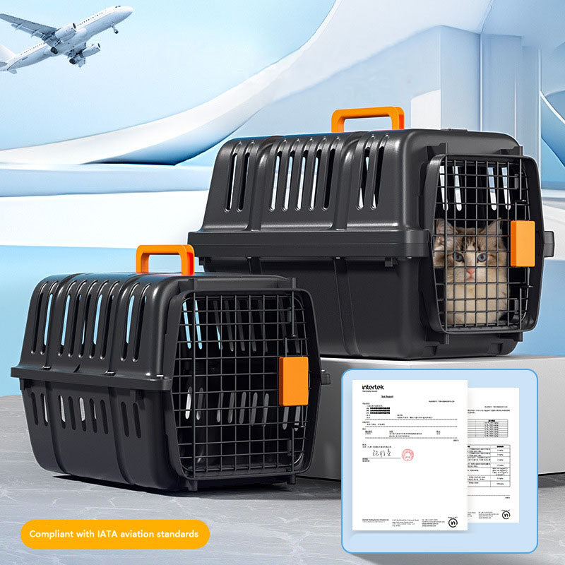 Outdoors Pet Carrier For Cats & Dogs - Portable Travel Crate canrusupet