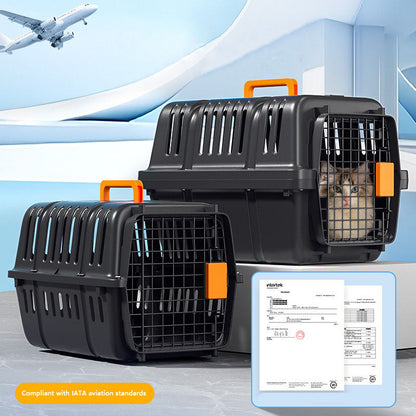 Outdoors Pet Carrier For Cats & Dogs - Portable Travel Crate canrusupet