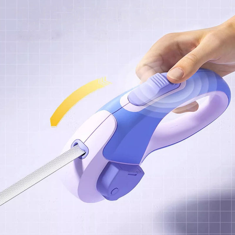 Automatic Retractable And Luminous Dog Chain canrusupet