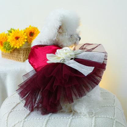 Dog Or Cat Clothes Lady's Wedding Dress - canrusupet