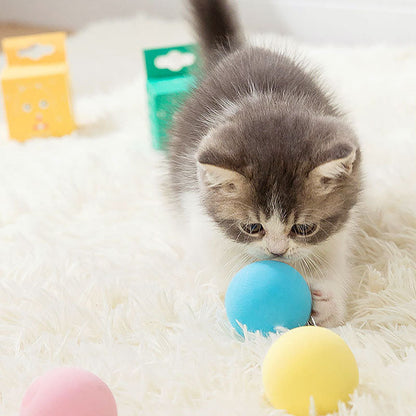 Catnip Toys Squeaky Ball For Cat - Chew-Resistant Kitten Toy canrusupet