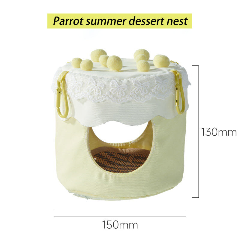 Parrot Cake Bird House Cool and Breathable - canrusupet