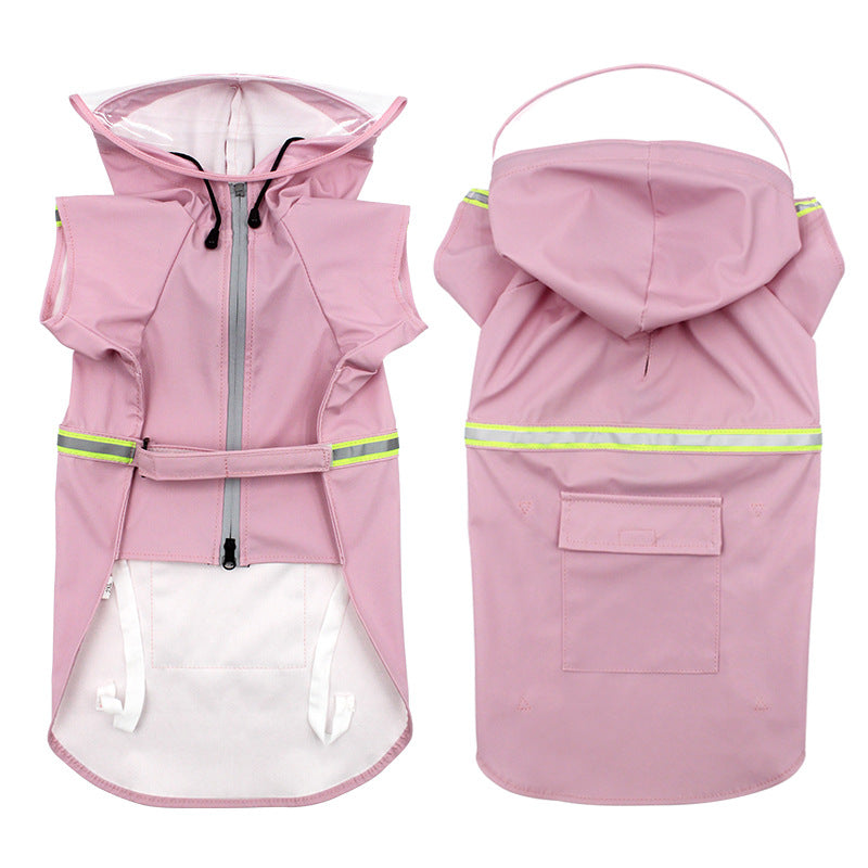 Raincoat With Clear Strap Hat - canrusupet