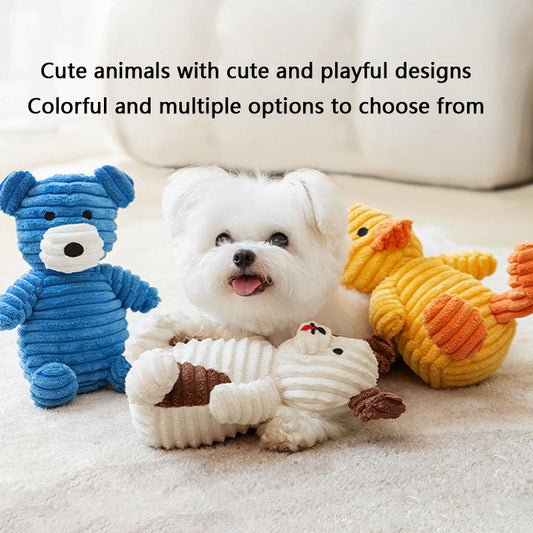 Interactive Squeaky Chew Dog Toys For Small Dogs - Plush Toy canrusupet