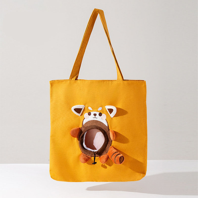 Pet Carrier Bag For Dogs - Crossbody, Peek Window,All-Season canrusupet