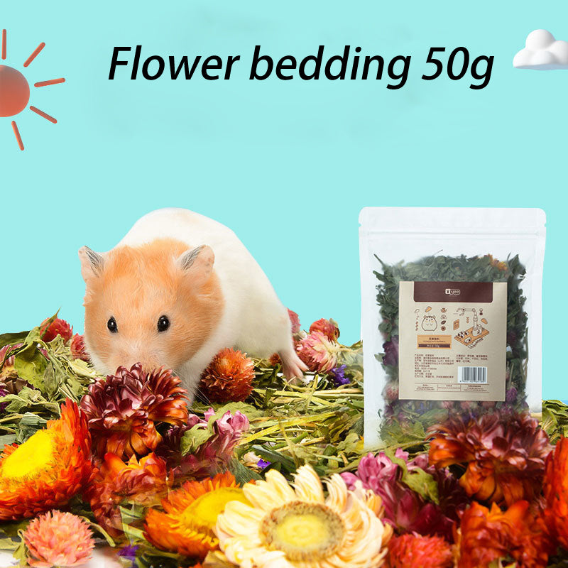 Hamster Flower Bedding Landscaping Ornament - canrusupet