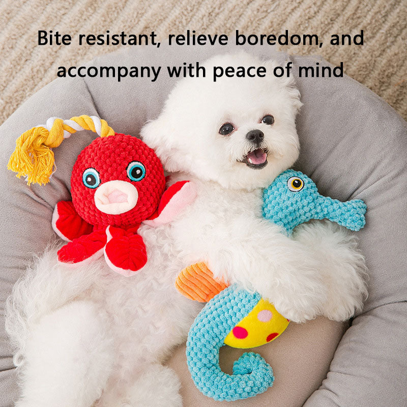 Chewproof & Durable Squeaky Dog Toys For Dogs All Body Types canrusupet