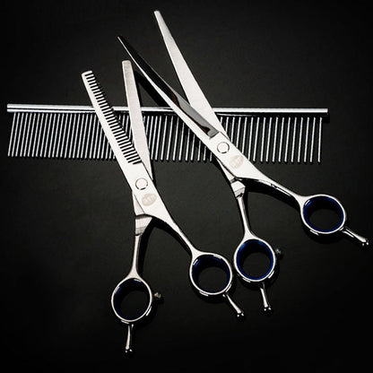 Professional Dog Grooming Scissors Hair Trimming Set canrusupet