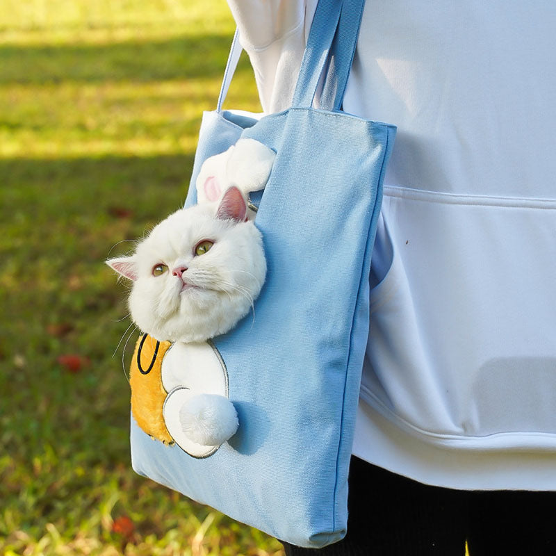 Crossbody With Pet Head Exposed Pet Carrier Bag For Dogs Cats canrusupet