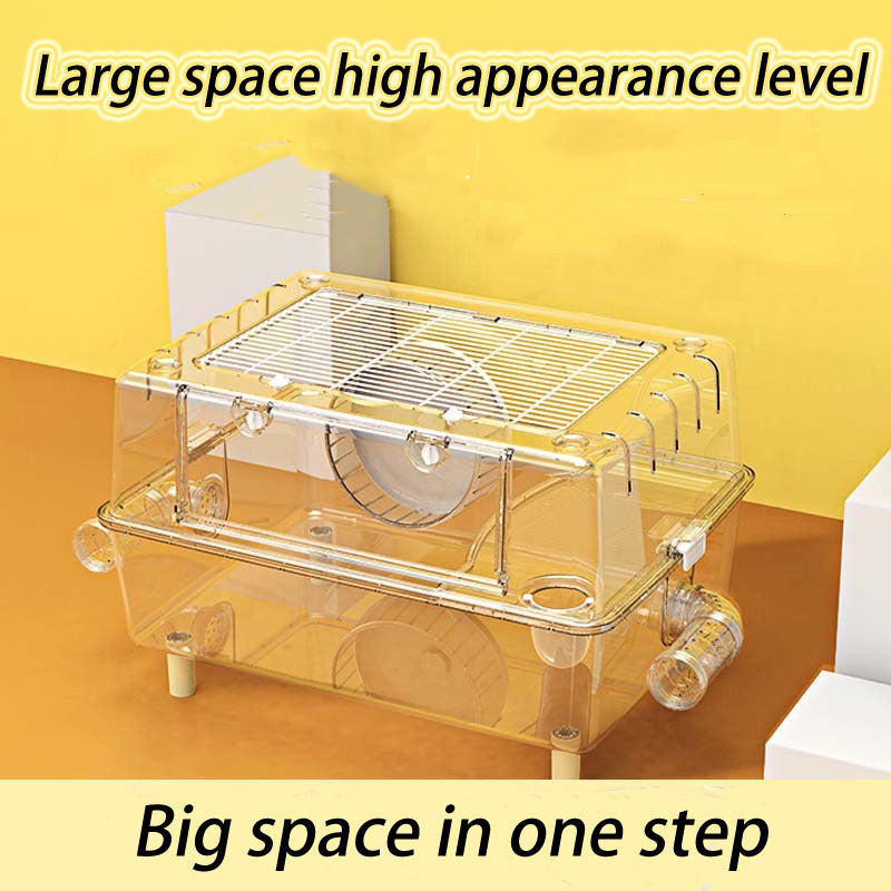 The Hamster Cage Is Completely Transparent - canrusupet