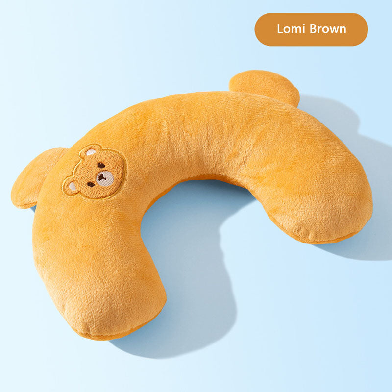 Breathable Embroidered Cartoon U-shaped Dog Pillow For Pet canrusupet