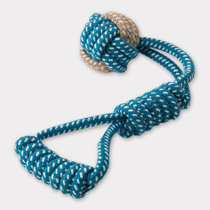 Teeth Grinding Knot Style Ball Style Dog Toys canrusupet