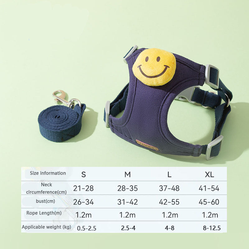 Cartoon Style Vest Style Dog Chain For Dogs Cats canrusupet