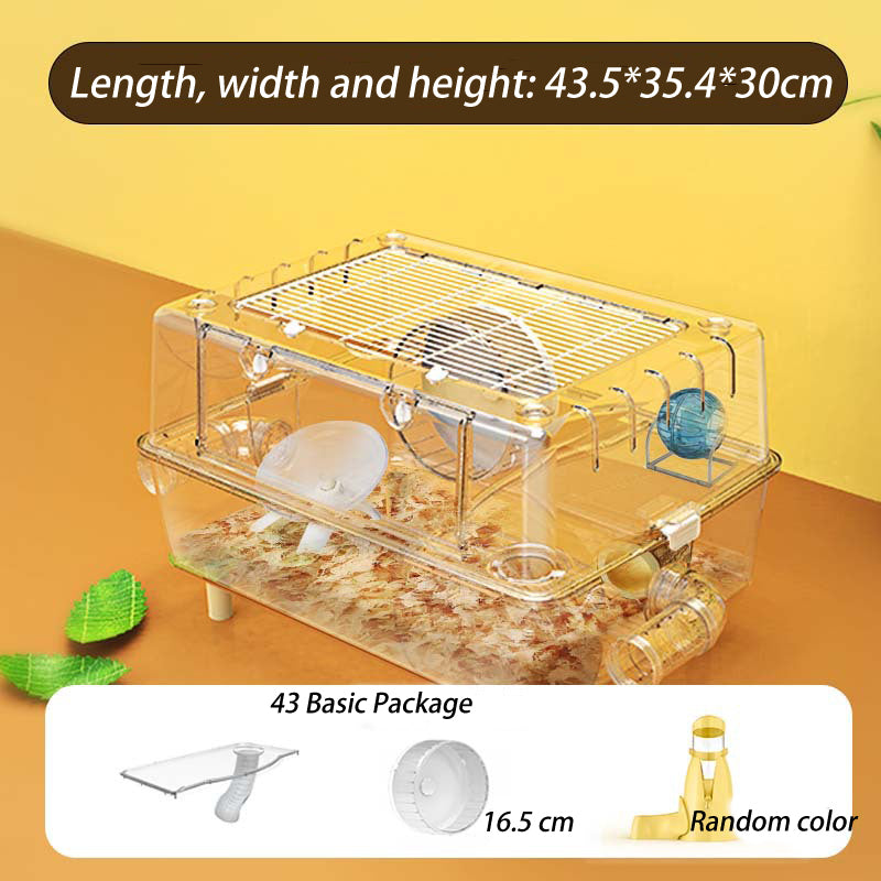 The Hamster Cage Is Completely Transparent - canrusupet