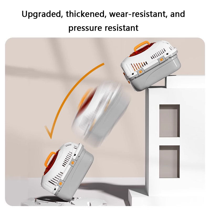 Portable Airline Pet Carrier – Hard-Sided Dog & Cat Travel Crate canrusupet