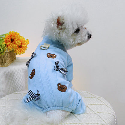 Dog Or Cat Clothes Pet Bear Housewear - canrusupet