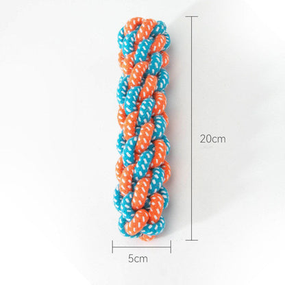 Durable Rope Dog Chew Toys For Small/Medium Dogs Training canrusupet