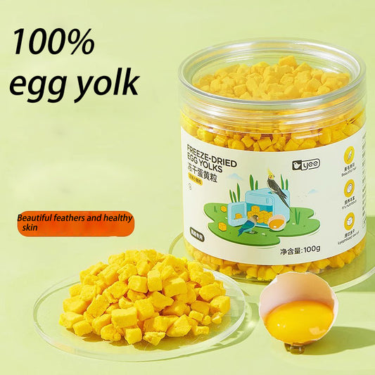 Parrot Training Reward Treats Freeze-dried Egg Yolks - canrusupet