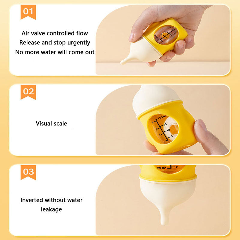 Silicone Material Dog Water Bottle For Newborn Puppies canrusupet