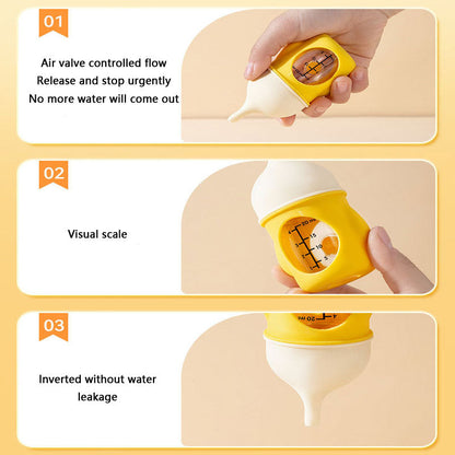 Silicone Material Dog Water Bottle For Newborn Puppies canrusupet